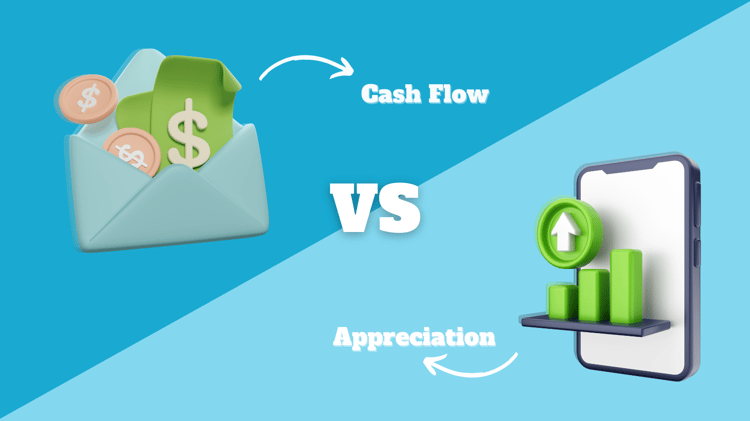 cash flow vs appreciation