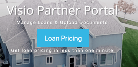 Loan Pricing Home Screen