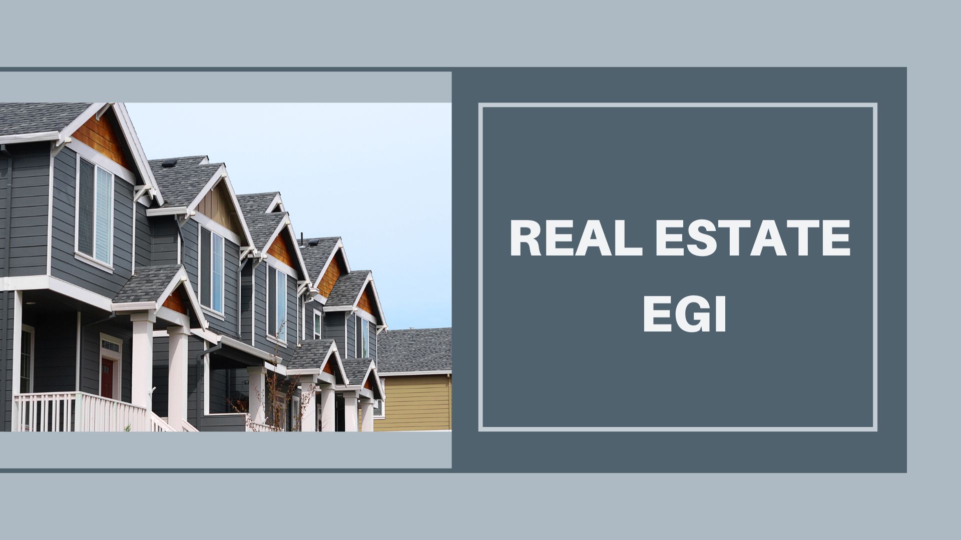 real estate EGI